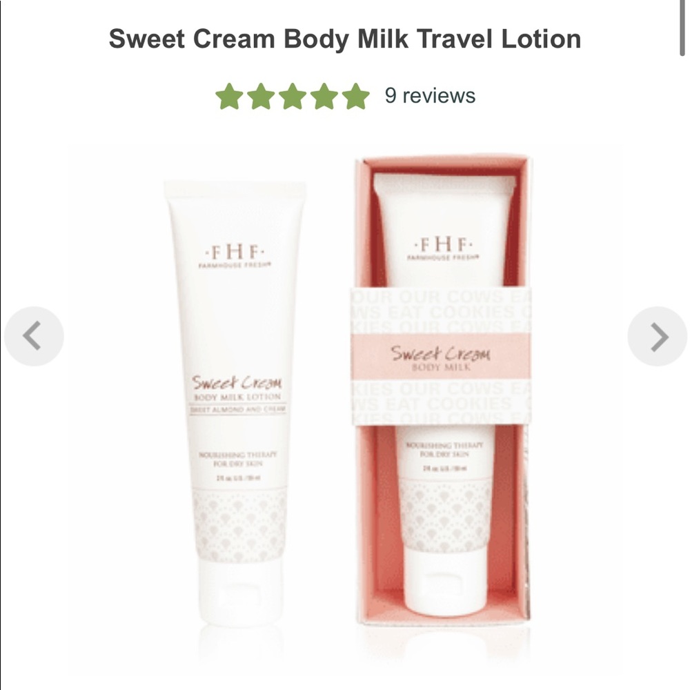 Sweet Cream Body Milk farmhouse fresh
